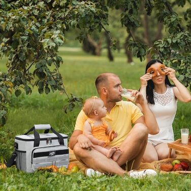 Термосумка для кемпінгу сіра Generisch