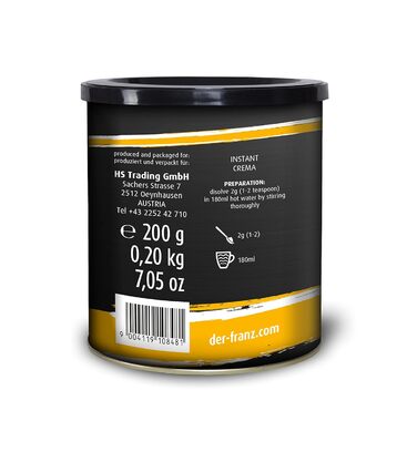 Растворимый кофе Crema, 100% арабика, 200 г Der-Franz