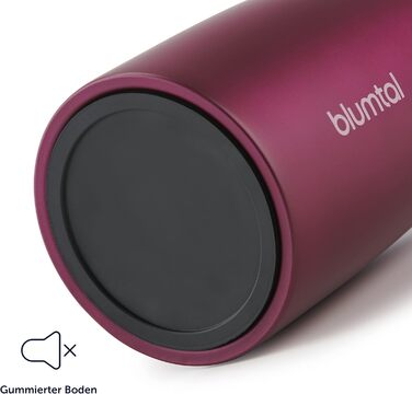 Термокружка Blumtal - Дорожня кружка з нержавіючої сталі - Герметична ізольована кружка для гарячих/холодних напоїв - Відкриття на 360 - Термокружка із швидким закриттям - Кавова кружка - Рожева (380 мл, 13 - Ягідний - Рожевий)