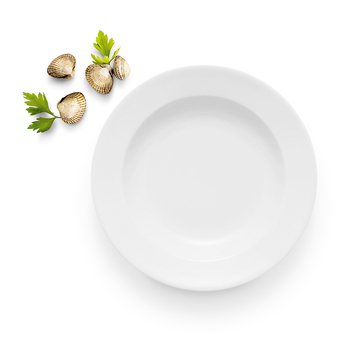 Тарелка для супа Ø 25 см белая Legio Eva Solo