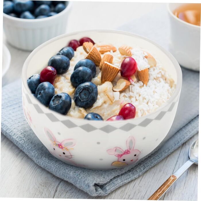 Елегантна керамічна миска з візерунком кролика 470 мл Cabilock