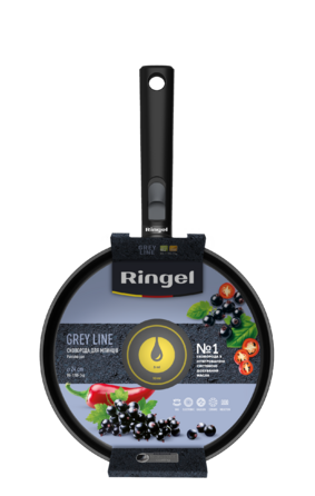 Сковорода для млинців зі з`ємною ручкою Ringel Grey Line 24 см (7138160)