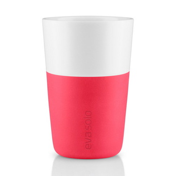 Набір чашок для латте 360 мл рожевих Caffe Latte Eva Solo