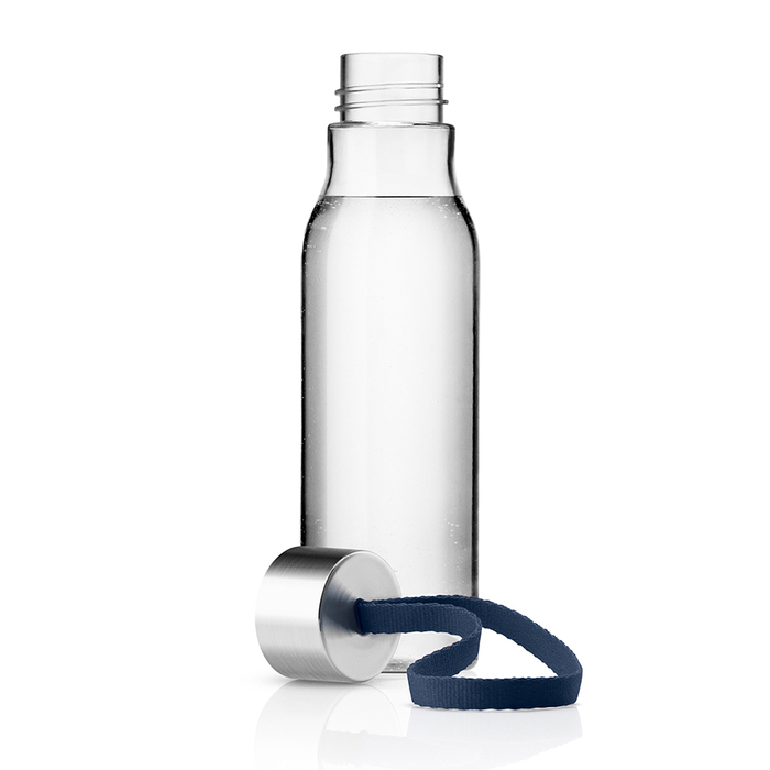 Пляшка 0,5 л прозора / синя Trinkflasche Eva Solo