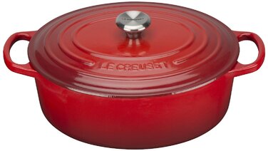 Гусятница / жаровня 27 см, вишневий Le Creuset