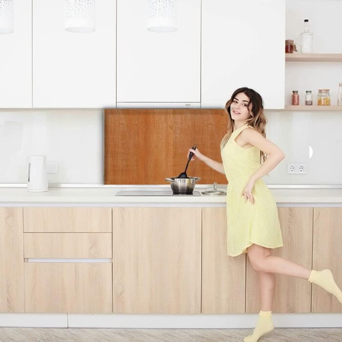 Дизайнерський кухонний бризкозахисний екран з алюмінієвого композиту, кухонний фартух, товщина 3 мм, 60x100 см, (металева сітка)