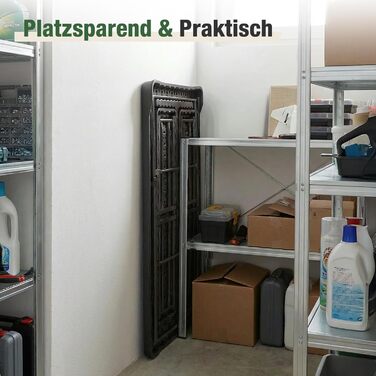 Складний пластиковий набір зі столу та 2 лавки Sekey