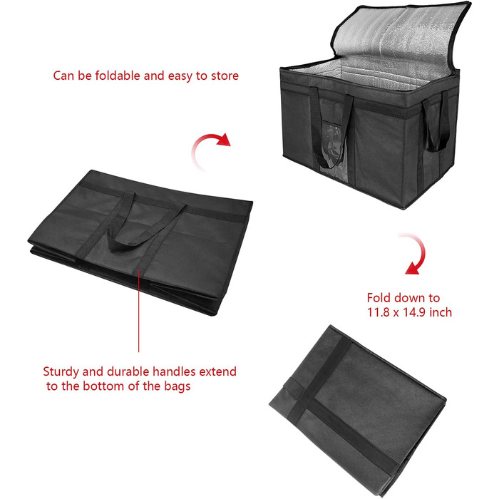 Велика термосумка 58 х 35 х 38 см Everfit Lighting