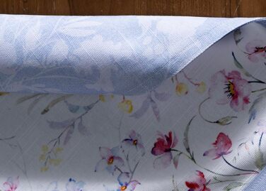 Серветки Maison d&39Hermine зі 100 бавовни, набір з 4 шт. , декоративні серветки, пасхальні серветки, які можна прати, для свят, вечерь, весни, літа (33 см x 48 см) (Літні квіти.)