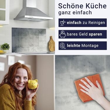 Кухонний скляний фартух 60 х 40 см timalo