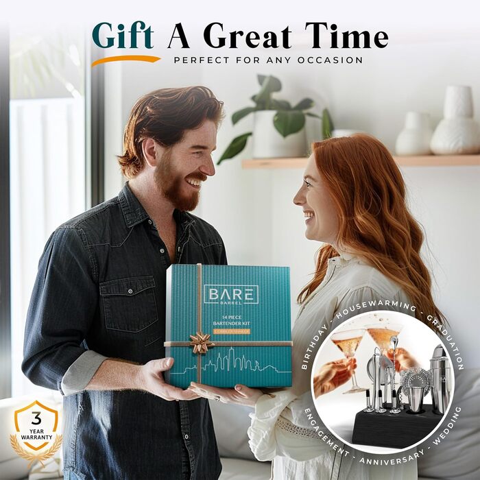 Набір для коктейлів 14 предметів Bare Barrel