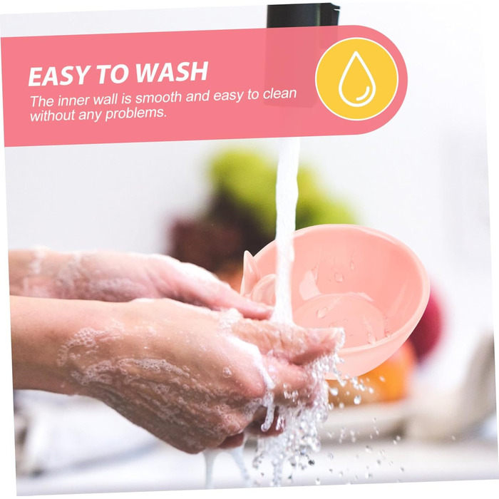 Керамічна миска у формі кролика на Великдень рожева Holibanna