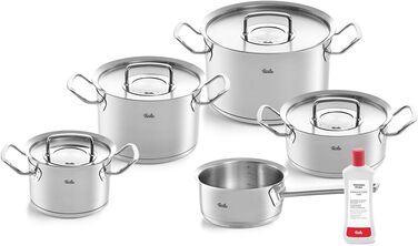 Набір посуду Fissler Original-Profi Collection/з нержавіючої сталі, 5 предметів, включаючи металеву кришку безкоштовний догляд за нержавіючою сталлю - індукційний ексклюзивно на Kitchen-Profi