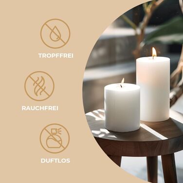 Стовпчасті свічки 6 x 12 см, час горіння 40 годин HORECA CANDLES