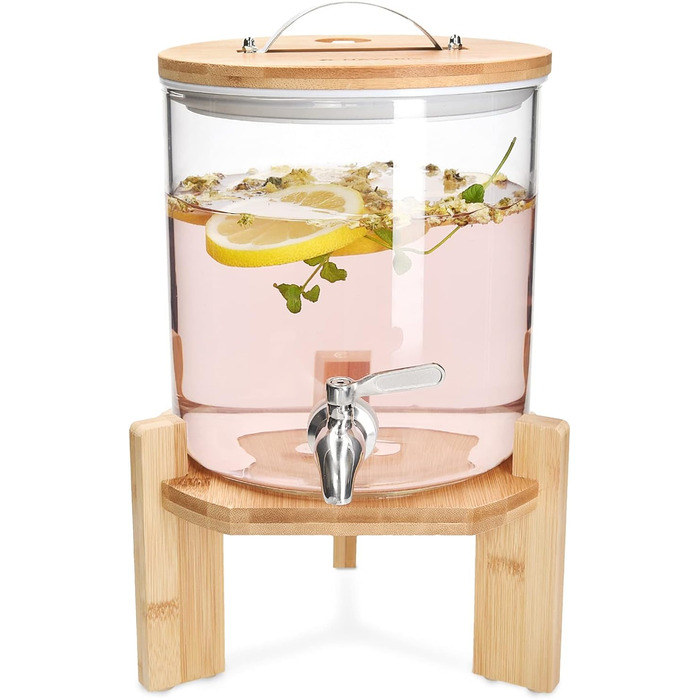 Диспенсер для напоїв зі сталевим краном 5 л Navaris