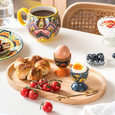 Набір яєчних чашок порцеляні 6 шт Henten Home