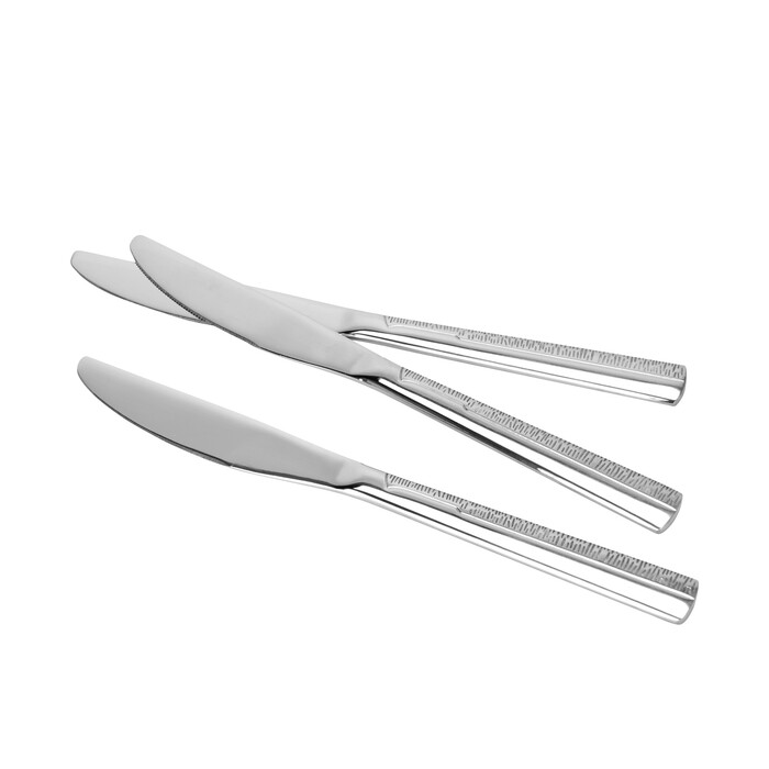 Набір столових ножів Fissman 3 предмети FLOR 22,5 см нержавеющая сталь (3051)