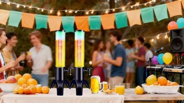 Диспенсер для пива с краном 1,5 л серебряный KUNANG