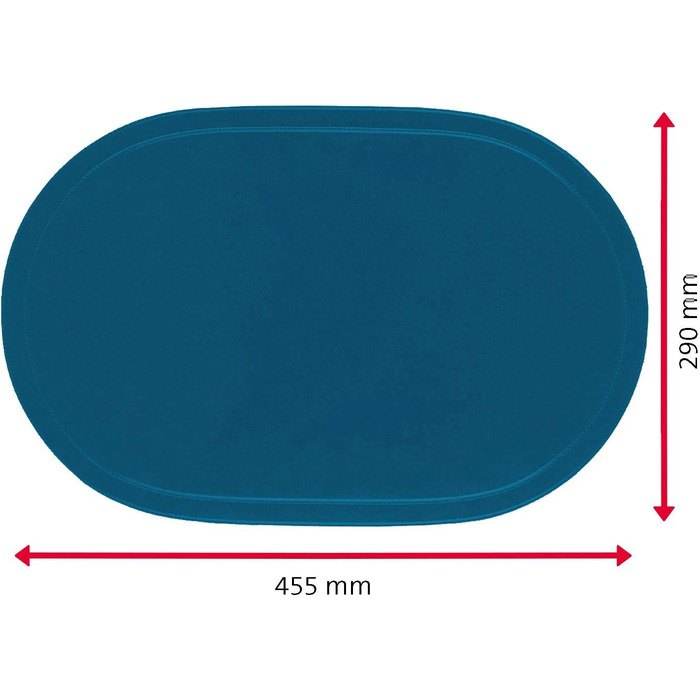 Килимки/килимки Westmark, 4 шт. и, 45,5 x 29 см, вініл, синій/ Saleen Edition Fun (Cobalt Blue)
