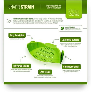 Дуршлаг силиконовый лаймово-зеленый SGerste