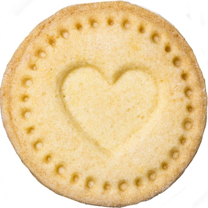 Штамп для печива у вигляді серця маленький, 5 см, Be Happy Smile, RBV Birkmann