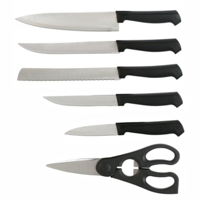 Набір легких ножів у підставці Cook_Co, 6 шт.