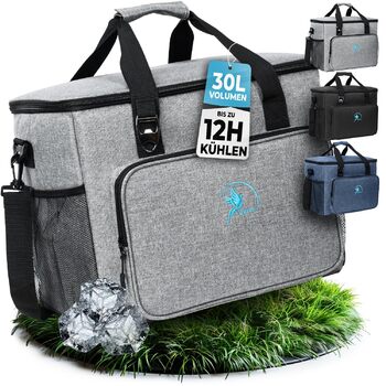 Термосумка 30 л серая Obics