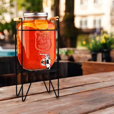 Диспенсер для напоїв з краном 4 л SUPERBUTELKI.PL