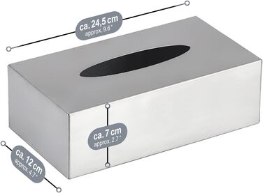 Диспенсер для косметичних серветок, нержавіюча сталь COM-FOUR