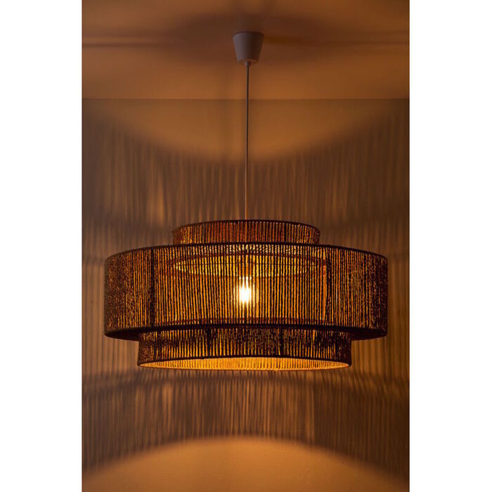 Стельовий світильник Kena з плетеного паперу 80 см SKLUM