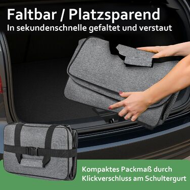 Велика складна термосумка 30 л сіра COTTARA