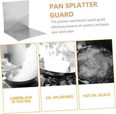 Захист від бризок олії з нержавіючої сталі 30 х 30 см DEARMAMY