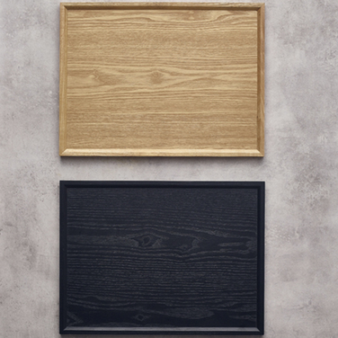 Поднос 34*25.5*1.5 см, Black Wood Veneer, GenWare