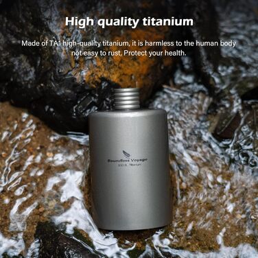 Кухоль для кемпінгу 200 мл Titanium Hip Flask Boundless Voyage