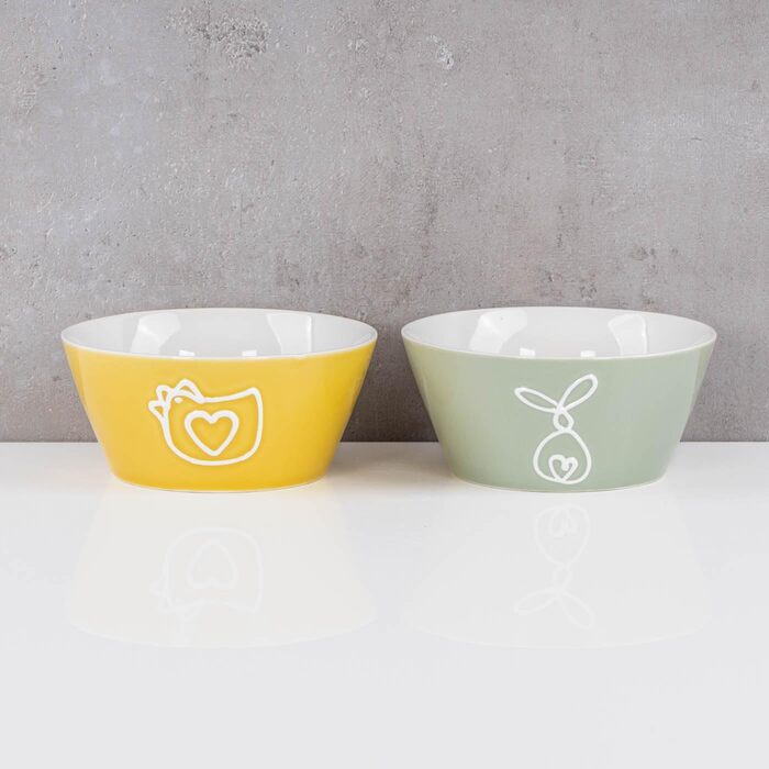 Набір із 2 мисок для пластівців 450 мл levandeo