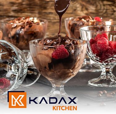 Набір креманок для мороженого 6 шт. 300 мл KADAX