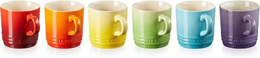 Набор из 6 чашек для капучино 200 мл, разноцветный Le Creuset