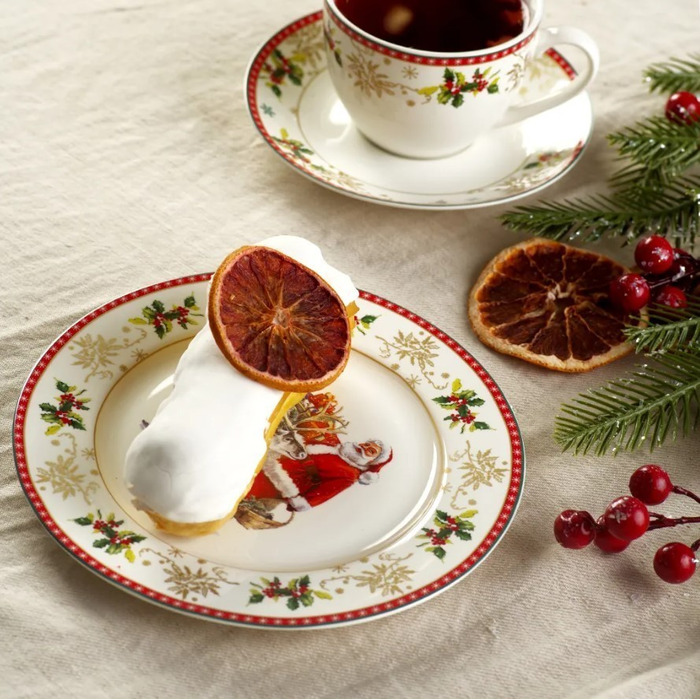 Тарелка Fissman CHRISTMAS 19,5 см фарфор (13781)