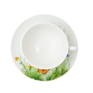 Кухоль Fissman RABBIT 200 мл з блюдцем порцеляна (13727)