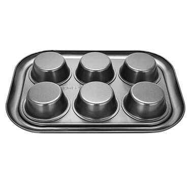 Форма для выпечки Fissman 6-ти кексов 29,4x21x3,5 см (5649)