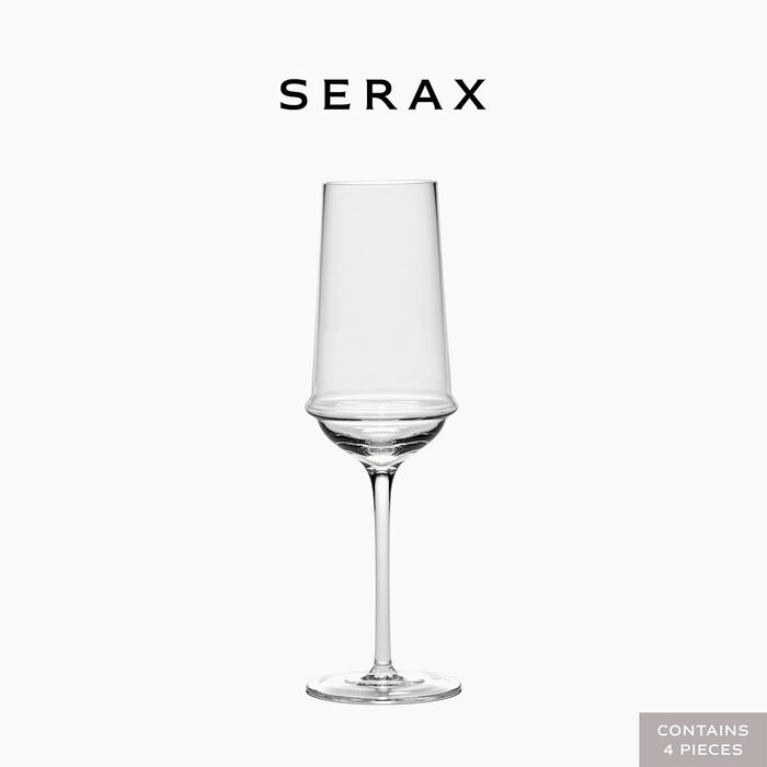 Елегантні келихи для шампанського 4 шт 400 мл Serax