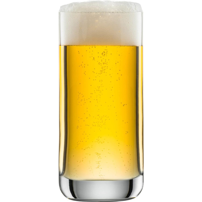 Пивная кружка SCHOTT ZWIESEL Convention 0,2 л (набор из 6 шт.), простой пивной бокал для пилзнера, можно мыть в посудомоечной машине Хрустальные бокалы Tritan, Сделано в Германии (артикул 175500) (Стакан для пива - 0,32 л, Набор с дижестивом Classico (наб