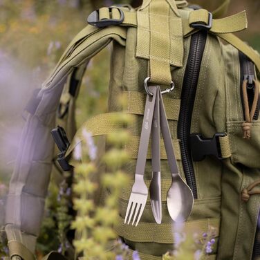 Туристический набор столовых приборов из титана Esbit