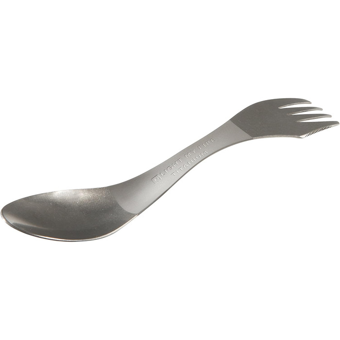 Титанова ложка-вилка-ніж для кемпінгу Light My Fire