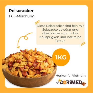 Рисові крекери, Fuji Mix 1 кг DORiMED