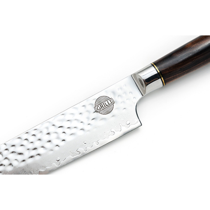 Профессиональный нож из дамасской стали Santoku GRILLI 88871 Профессиональный нож из дамасской стали Santoku GRILLI 88871 Код: 012180