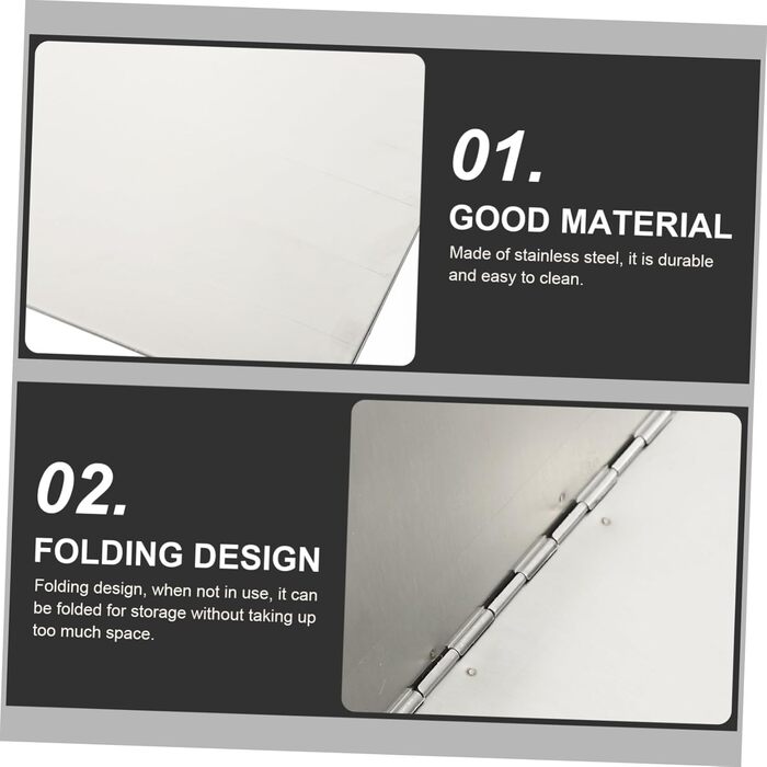 Защита от брызг из нержавеющей стали для варочных поверхностей BAZEITFLOW