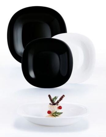 Сервиз столовый Luminarc Carine Black&White, 18 предметов (6773529)