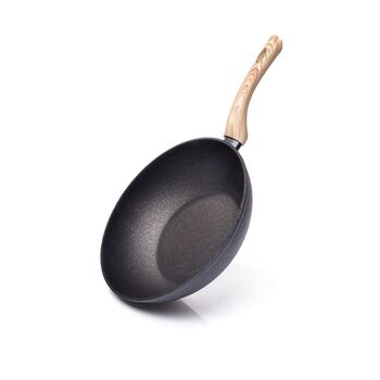 Сковорідка ВОК Fissman BLACK COSMIC 24x7 см (4344)