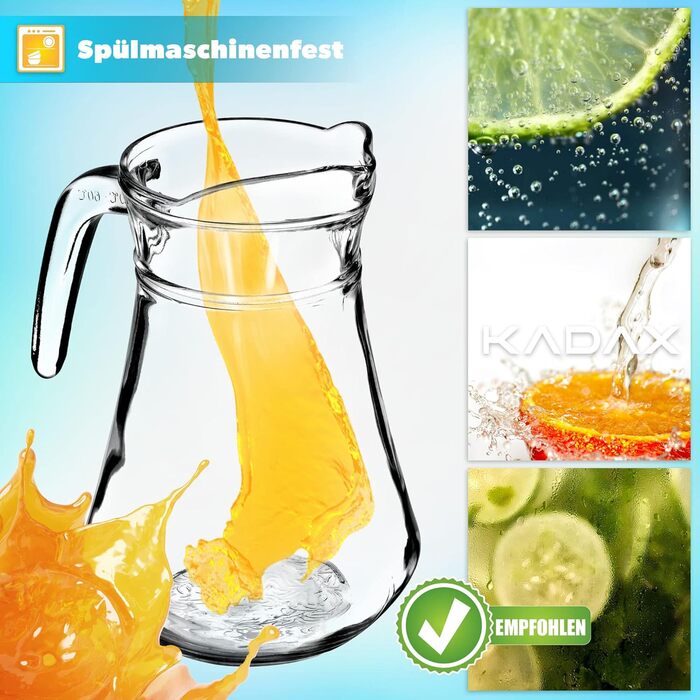Скляний глечик 1,4 л KADAX